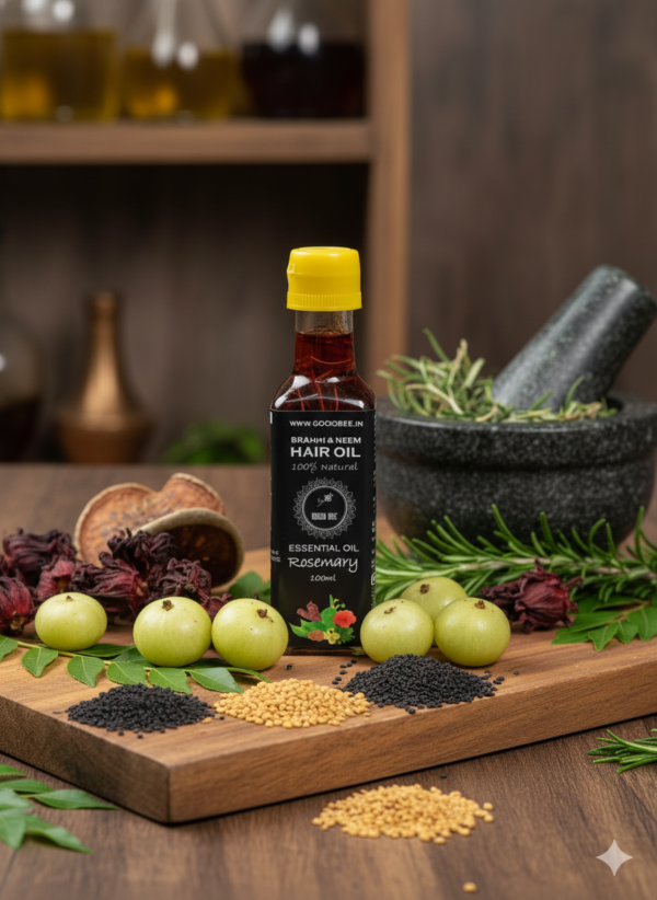 Bramhi & Neem Hair oil(Rosemary)